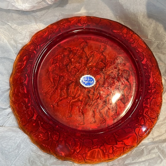 Imperial Lennox Holiday The 2 Days Of Christmas Glass Plates Poshmark